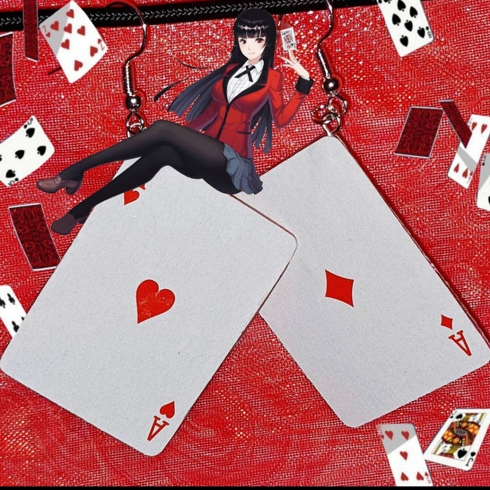 MINI PLAYING CARD EARRINGS
